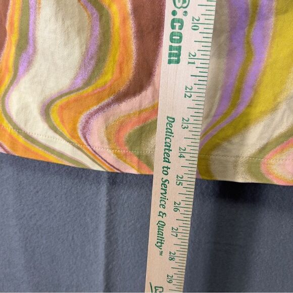 Nwt y2k style M Wild Fable Wave/Swirl-Print Strapless Bodycon Tube Mini Dress - Picture 3 of 11